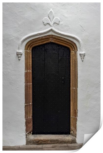 Skipton Castle - Doorway Print by Glen Allen