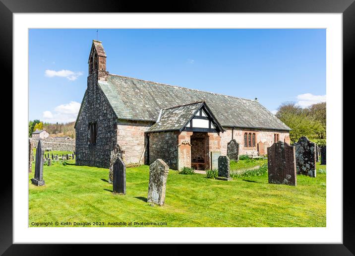 St Catherine's Church, Boot, Eskdale Framed Mounted Print by Keith Douglas