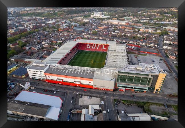 Bramall Lane SUFC Framed Print by Apollo Aerial Photography