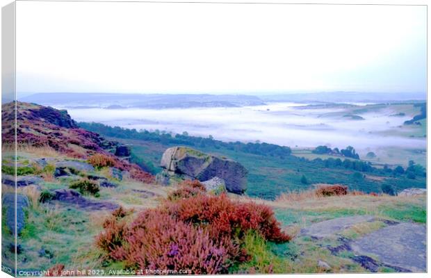 The Enchanting Mist Canvas Print by john hill