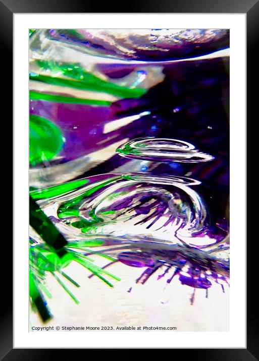 Abstract 617 Framed Mounted Print by Stephanie Moore