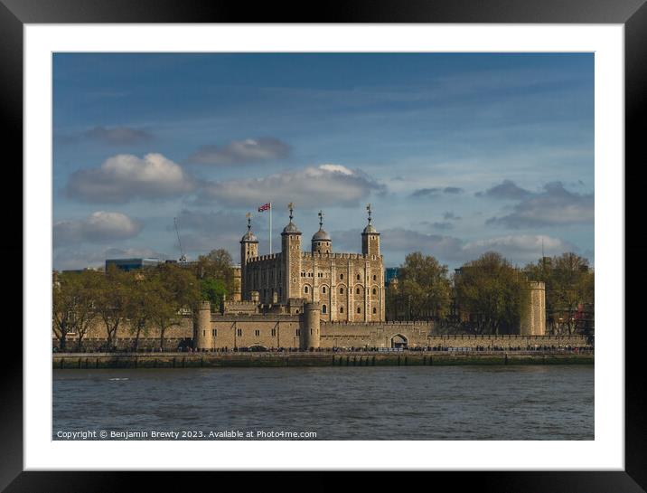 Tower Of London  Framed Mounted Print by Benjamin Brewty