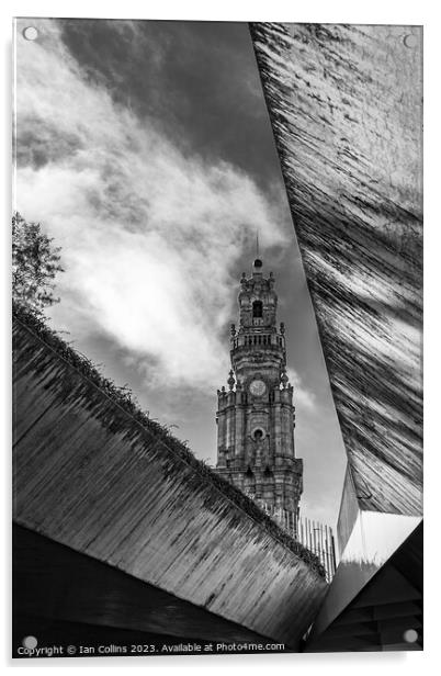 Clérigos Tower, Poro Acrylic by Ian Collins