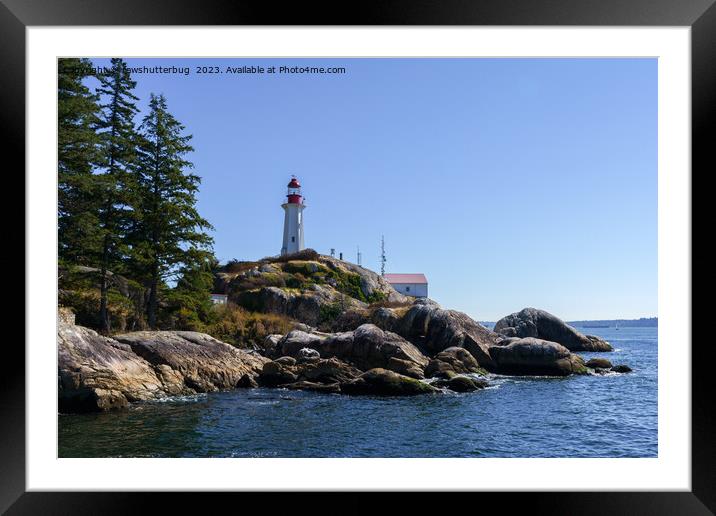 Point Atkinson Lighthouse Framed Mounted Print by rawshutterbug 