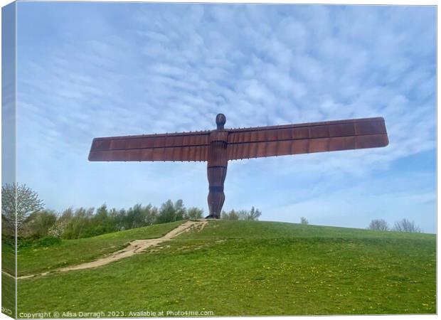 The Angel of the North Canvas Print by Ailsa Darragh