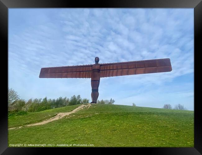 The Angel of the North Framed Print by Ailsa Darragh