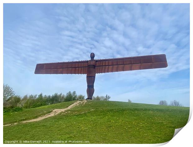 The Angel of the North Print by Ailsa Darragh
