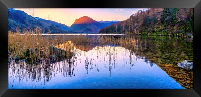 Sunrise over Fleetwith Pike, Buttermere Framed Print by Tim Hill