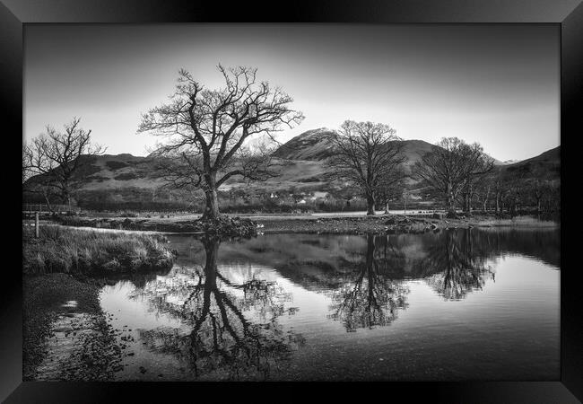  Buttermere Black and White Photography Framed Print by Tim Hill