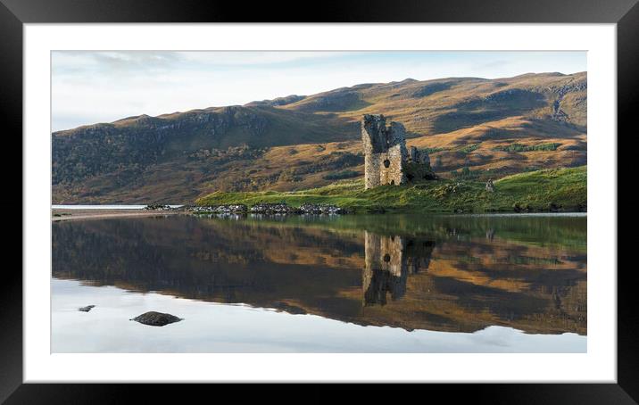 Ardvreck Castle Sunrise  Framed Mounted Print by Anthony McGeever