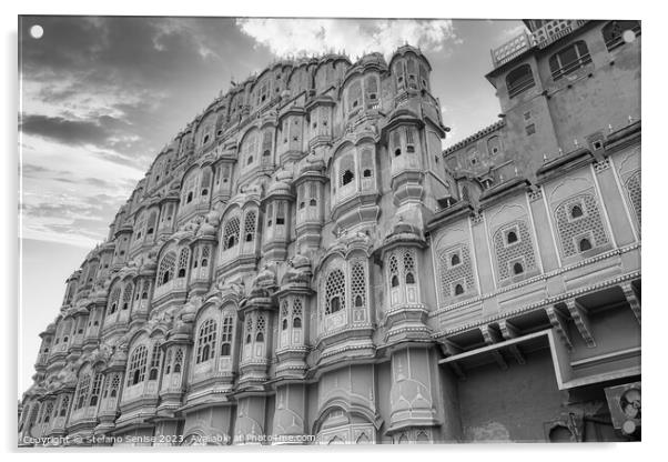 The Breathtaking Hawa Mahal in Jaipur Acrylic by Stefano Senise