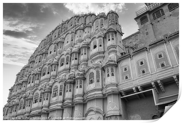 The Breathtaking Hawa Mahal in Jaipur Print by Stefano Senise