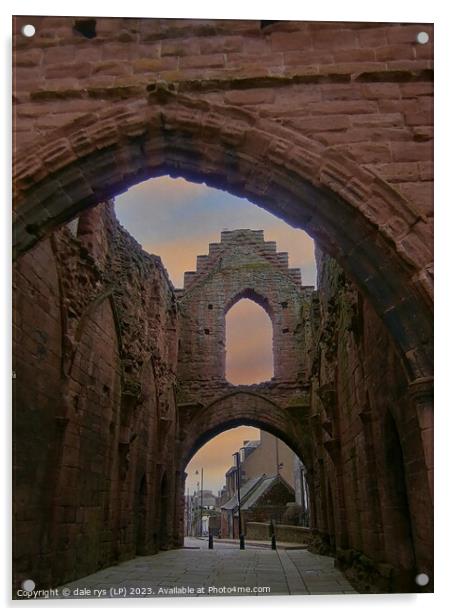 arbroath abbey  Acrylic by dale rys (LP)