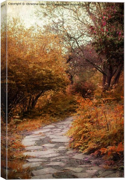 Shades Of Autumn Canvas Print by Christine Lake
