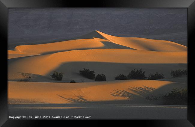 Death Valley Light Framed Print by Rob Turner