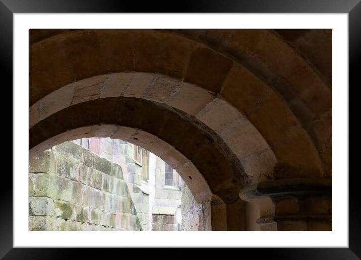 Skipton Castle Archway Framed Mounted Print by Glen Allen