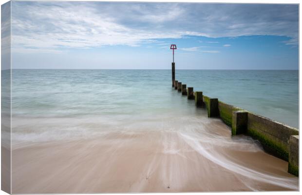 A Serene Escape to Southbourne Beach Canvas Print by Daniel Rose