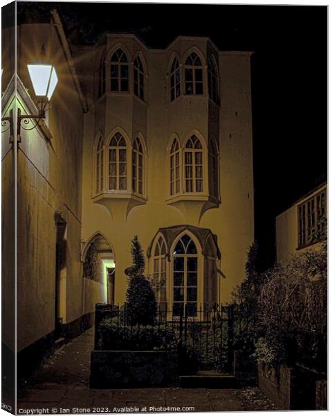 The Gothic House, Totnes. Canvas Print by Ian Stone