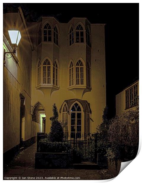 The Gothic House, Totnes. Print by Ian Stone