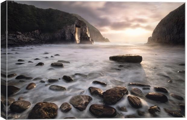 Church Door Cove Canvas Print by Chris Frost