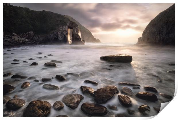 Church Door Cove Print by Chris Frost