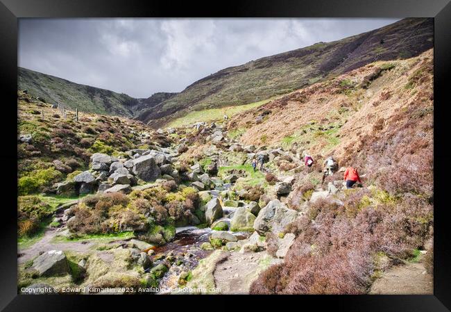 Grindsbrook Trail Framed Print by Edward Kilmartin