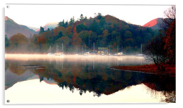Enchanting Misty Reflections Acrylic by john hill