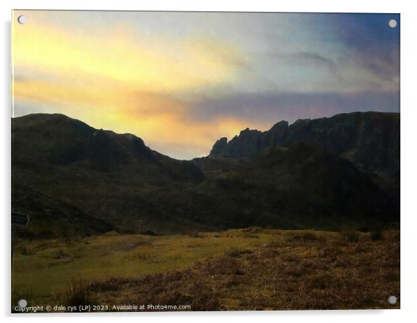 Outdoor mountain on SKYE Acrylic by dale rys (LP)