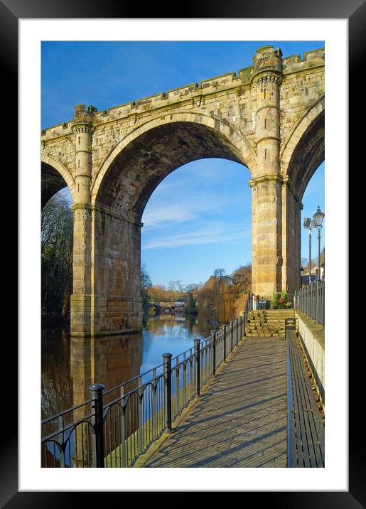 Knaresborough Viaduct Framed Mounted Print by Darren Galpin