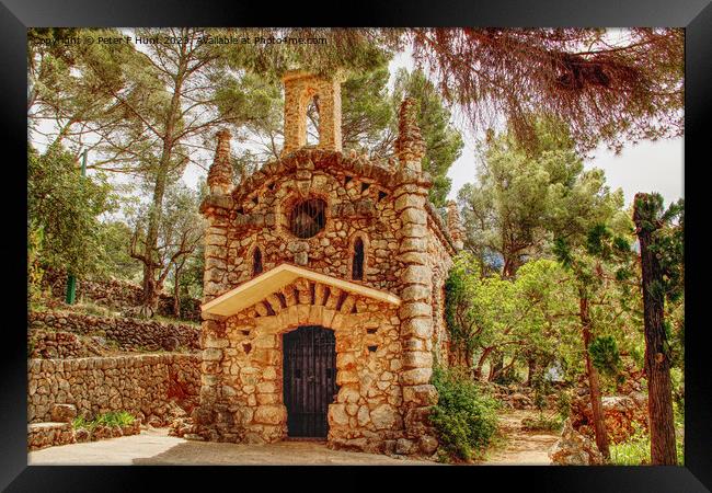 Unique Stone Church Mallorca 3 Framed Print by Peter F Hunt