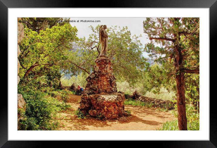 Unique Stone Church Mallorca 4  Framed Mounted Print by Peter F Hunt