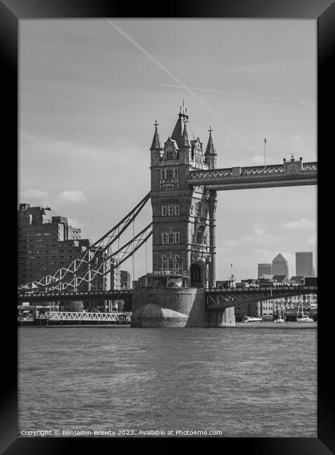 Tower Bridge  Framed Print by Benjamin Brewty