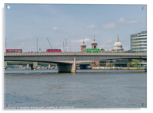 London Bridge  Acrylic by Benjamin Brewty