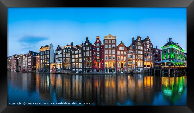 Amsterdam reflections Framed Print by Beata Aldridge