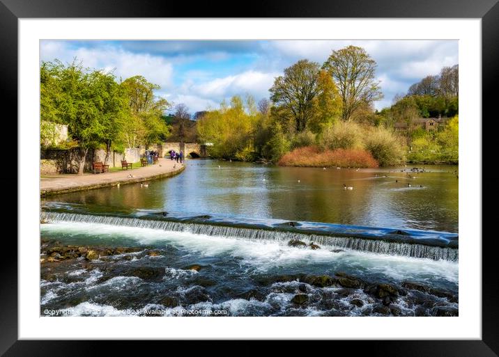 River Wye Bakewell Derbyshire Framed Mounted Print by Craig Yates