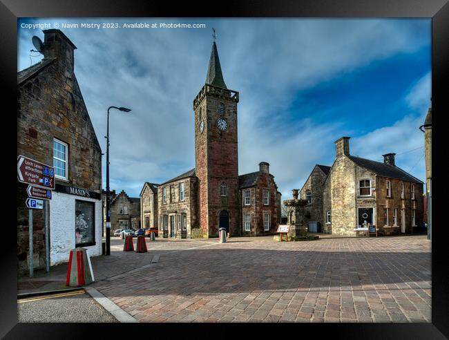 A view of the centre of Kinross, Scotland Framed Print by Navin Mistry