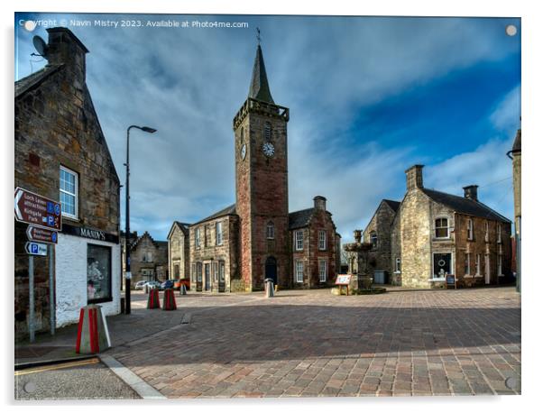 A view of the centre of Kinross, Scotland Acrylic by Navin Mistry