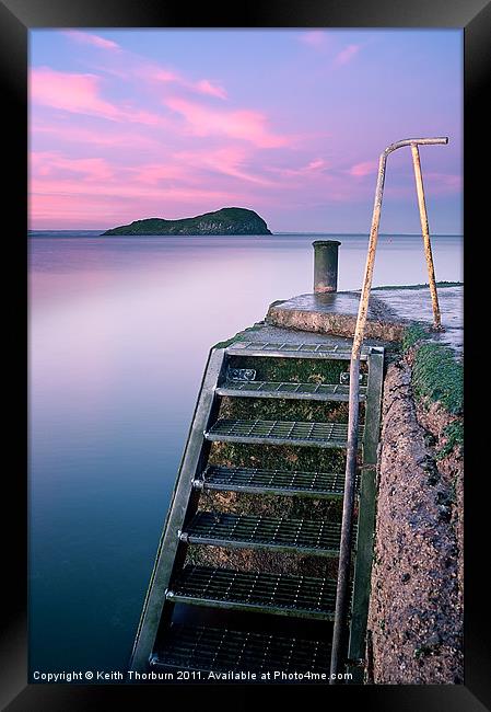 The Harbour Steps Framed Print by Keith Thorburn EFIAP/b