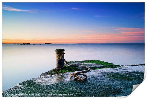 Small Holding Harbour Print by Keith Thorburn EFIAP/b