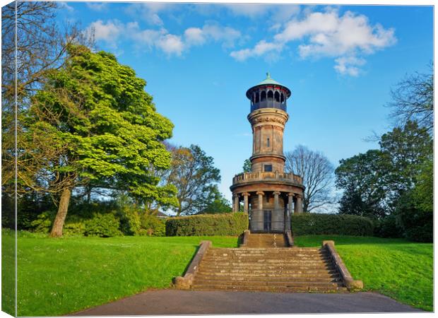 Locke Park Tower Canvas Print by Darren Galpin