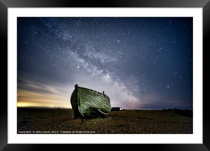 Moonraker sleeps with the stars Framed Mounted Print by Mike Hardy