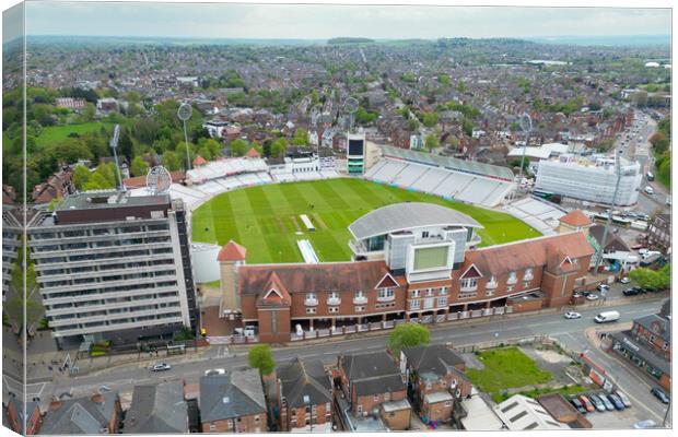 Trent Bridge Nottingham Canvas Print by Apollo Aerial Photography