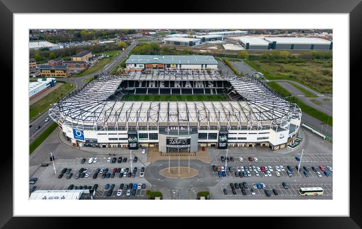 Derby County Football Club Framed Mounted Print by Apollo Aerial Photography