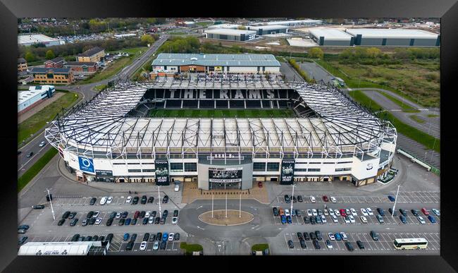 Derby County Football Club Framed Print by Apollo Aerial Photography