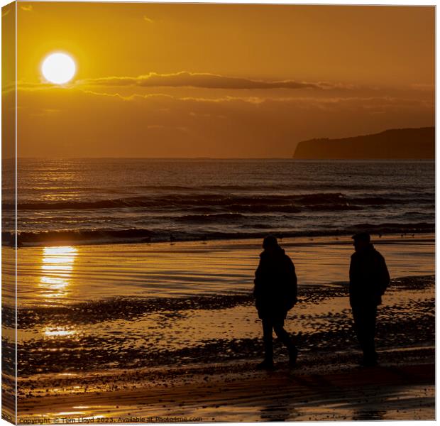 Camber Sunset Canvas Print by Tom Lloyd