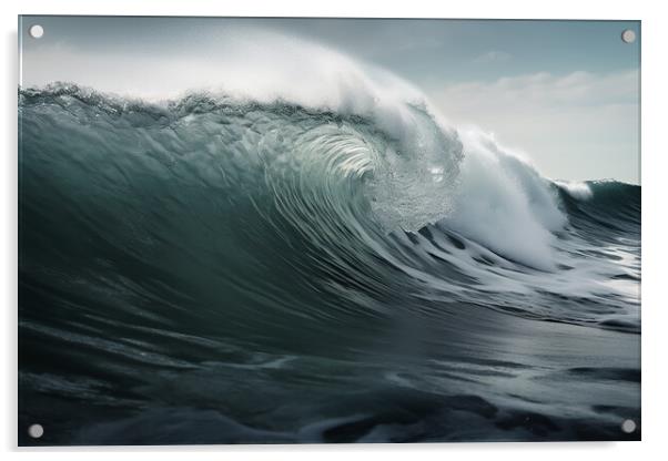 Big Wave Acrylic by Picture Wizard
