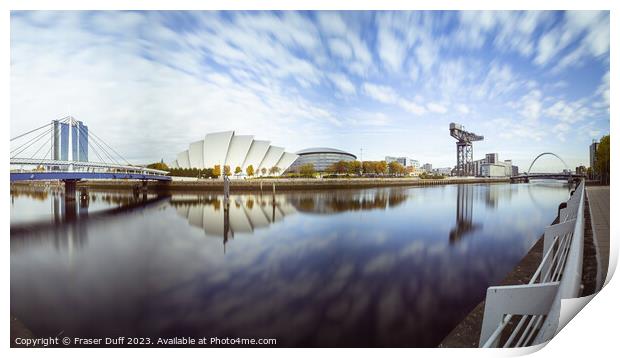 Glasgow Riverside Panorama Print by Fraser Duff