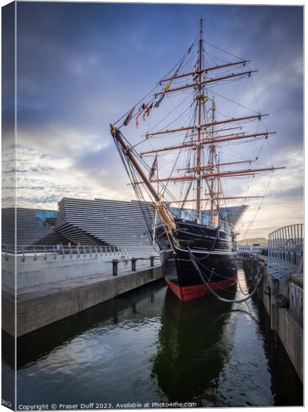 RRS Discovery, Dundee, Scotland Canvas Print by Fraser Duff