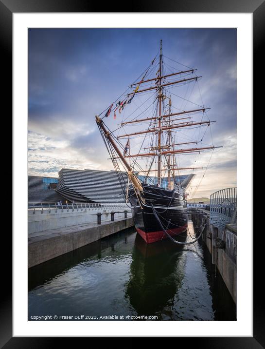 RRS Discovery, Dundee, Scotland Framed Mounted Print by Fraser Duff