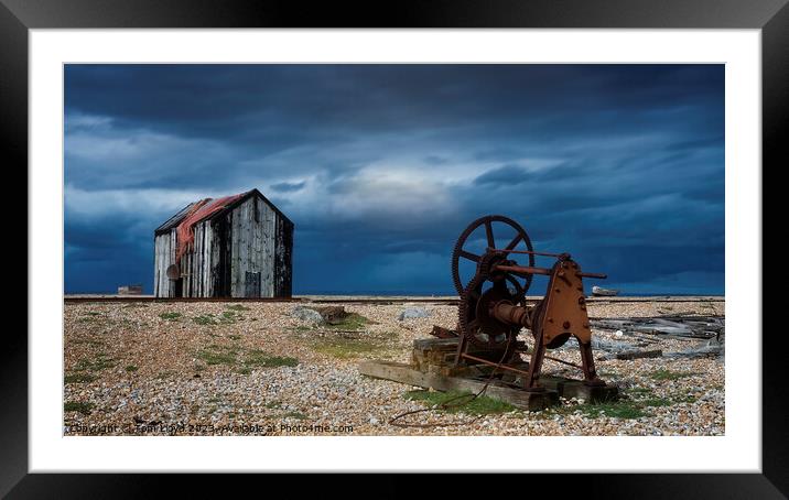 Winch Framed Mounted Print by Tom Lloyd